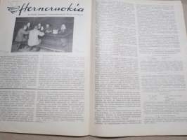 Kotiliesi 1933 nr 2, kansikuva Rudolf Koivu, Ompeluseura töitä, Käsienpesusta ja pesuvälineistä, Miten naiset ovat keränneet rahaa, Puolipyhän aamuna, ym.