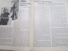 Kotiliesi 1933 nr 3, kansikuva Rudolf Koivu,  Naisen oikeus Suomessa, Millä istumme?, Lapset kertovat koulusta, Miten varaudumme hiihtämään?, Ujoudesta, ym.