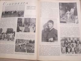 Kotiliesi 1933 nr 3, kansikuva Rudolf Koivu,  Naisen oikeus Suomessa, Millä istumme?, Lapset kertovat koulusta, Miten varaudumme hiihtämään?, Ujoudesta, ym.