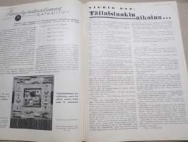 Kotiliesi 1933 nr 3, kansikuva Rudolf Koivu,  Naisen oikeus Suomessa, Millä istumme?, Lapset kertovat koulusta, Miten varaudumme hiihtämään?, Ujoudesta, ym.