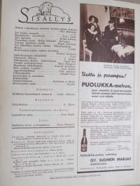 Kotiliesi 1933 nr 5, kansikuva Rudolf Koivu, Nainen valtiollisessa elämässä, Maalaiskodin vierashuone, Tunnettuja naisia, Vierasta odotetaan maalle, ym.