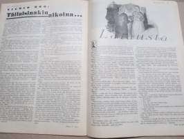 Kotiliesi 1933 nr 6, kansikuva Rudolf Koivu, Erilaisia talletus-muotoja, Kristallimalja, Hannes Gebhard, Käytännöllistä kauneutta, Koti ja uusi tulokas, ym.