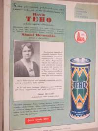 Kotiliesi 1933 nr 7, kansikuva Rudolf Koivu, Äidin hengenvaara, Kumarra poikani, Etelä-Pohjalainen talo ennen ja nyt, Sokeriherneitä keskikesästä syksyyn, ym.