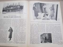 Kotiliesi 1933 nr 13, kansikuva Rudolf Koivu, Lukijain lapsuusmuistot, Lapset talosilla, Vanhoja tyylejä ja uusasiallisuutta, Kaupantekoa, Matkavarusteita, ym.