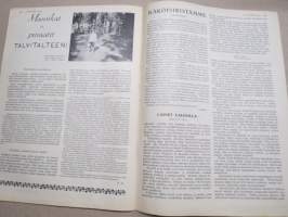 Kotiliesi 1933 nr 13, kansikuva Rudolf Koivu, Lukijain lapsuusmuistot, Lapset talosilla, Vanhoja tyylejä ja uusasiallisuutta, Kaupantekoa, Matkavarusteita, ym.