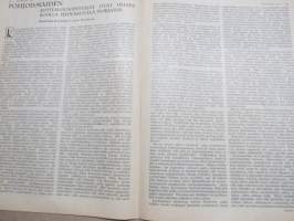 Kotiliesi 1933 nr 16, kansikuva Rudolf Koivu, Suomalaisia emäntiä, Kaatumatautisten huolto, Vähän sienistä, Nyt kilpaillaan neulepuseroista, Mies ja yöpaita, ym.