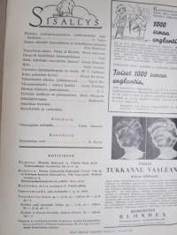 Kotiliesi 1933 nr 17, kansikuva Rudolf Koivu, Nasen oikeudet, Tunnettuja naisia kotioloissaan, Äidit, leikittekö vauvojenne kanssa?, Kuka pukeutuu hyvin?, ym.