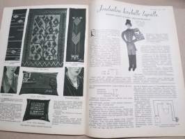 Kotiliesi 1933 nr 20, kansikuva Rudolf Koivu, Miten kodit selviytyvät pula-ajasta, Kotpuutarhojen syystehtävistä, Minun saunani, Lapsen sairastuessa, ym.