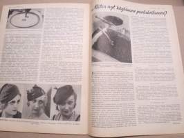 Kotiliesi 1933 nr 20, kansikuva Rudolf Koivu, Miten kodit selviytyvät pula-ajasta, Kotpuutarhojen syystehtävistä, Minun saunani, Lapsen sairastuessa, ym.