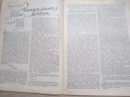 Kotiliesi 1933 nr 22, kansikuva Rudolf Koivu, Kirje äidille, Kotitalousneuvonnan vastainen järjestäminen, Kaupalliset naiset, Pieniä syitä, isoja seurauksia, ym.