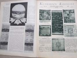 Kotiliesi 1933 nr 22, kansikuva Rudolf Koivu, Kirje äidille, Kotitalousneuvonnan vastainen järjestäminen, Kaupalliset naiset, Pieniä syitä, isoja seurauksia, ym.