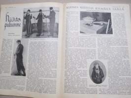 Kotiliesi 1933 nr 22, kansikuva Rudolf Koivu, Kirje äidille, Kotitalousneuvonnan vastainen järjestäminen, Kaupalliset naiset, Pieniä syitä, isoja seurauksia, ym.