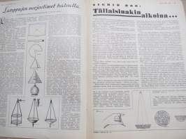 Kotiliesi 1933 nr 21, kansikuva Rudolf Koivu, Ajatusten vaihtoa, Pyhäinpäivänä, Naisen oikeus, Pienen kaupunkihuoneiston sisustaminen, Oma säästötili, ym.