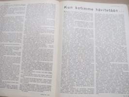 Kotiliesi 1933 nr 21, kansikuva Rudolf Koivu, Ajatusten vaihtoa, Pyhäinpäivänä, Naisen oikeus, Pienen kaupunkihuoneiston sisustaminen, Oma säästötili, ym.