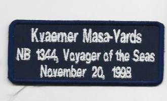 Kvaerner Masa-Yards 1998 -   hihamerkki kangasmerkki