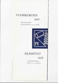 Paperi-insinöörien vuosikokous 1956 Helsinki
