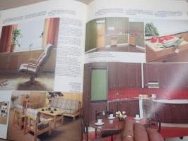 Isku Oy, yrityksen historiaa, kehitystä, nykypäivää, kolmikielinen julkaisu vuodelta 1980