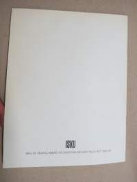 Isku Oy, yrityksen historiaa, kehitystä, nykypäivää, kolmikielinen julkaisu vuodelta 1980