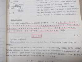Teknillisen opiston fysiikka - Mekaniikka I