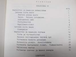Teknillisen opiston fysiikka - Mekaniikka II - Lämpöoppi