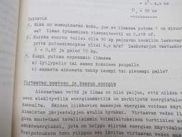 Teknillisen opiston fysiikka - Mekaniikka II - Lämpöoppi