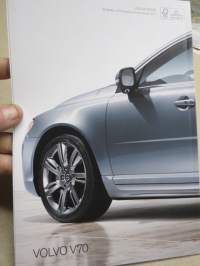 Volvo V70 2014 -myyntiesite, ruotsinkielinen / sales brochure, in swedish