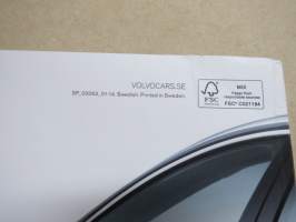 Volvo V60 2014 -myyntiesite, ruotsinkielinen / sales brochure, in swedish