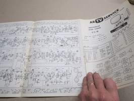 Philips, Dux, Concerton Chassi C2-G April 1957 -piirikaavio