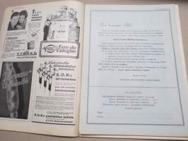 Kotiliesi 1934 nr 1, kansikuva Rudolf Koivu, Uudenvuoden rukous, Taideteollisuusnäyttelyn huonekaluja, Elämä ja syntyminen, Tänä talvena hiihdetään, Jouluvieras, ym.
