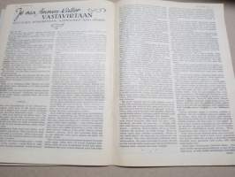 Kotiliesi 1934 nr 1, kansikuva Rudolf Koivu, Uudenvuoden rukous, Taideteollisuusnäyttelyn huonekaluja, Elämä ja syntyminen, Tänä talvena hiihdetään, Jouluvieras, ym.