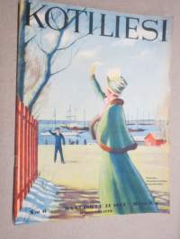 Kotiliesi 1934 nr 6, kansikuva Rudolf Koivu, Perheenemäntä ja sairas kotiapulainen, Ja taas sinä roskaat, Mitä teen ruusuilleni tähän aikaan?, Hiihtotakki, ym.