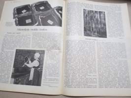 Kotiliesi 1934 nr 6, kansikuva Rudolf Koivu, Perheenemäntä ja sairas kotiapulainen, Ja taas sinä roskaat, Mitä teen ruusuilleni tähän aikaan?, Hiihtotakki, ym.