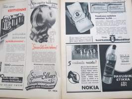 Kotiliesi 1934 nr 18, kansikuva Raumalainen nyplääjämuori, Eräät osattomksi jääneet, Huonekalujen ryhmittelystä, Kiinalaista ruokaa, Phlox leimukukka, ym.