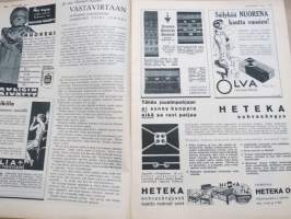 Kotiliesi 1934 nr 18, kansikuva Raumalainen nyplääjämuori, Eräät osattomksi jääneet, Huonekalujen ryhmittelystä, Kiinalaista ruokaa, Phlox leimukukka, ym.