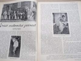 Kotiliesi 1934 nr 18, kansikuva Raumalainen nyplääjämuori, Eräät osattomksi jääneet, Huonekalujen ryhmittelystä, Kiinalaista ruokaa, Phlox leimukukka, ym.