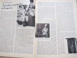 Kotiliesi 1934 nr 18, kansikuva Raumalainen nyplääjämuori, Eräät osattomksi jääneet, Huonekalujen ryhmittelystä, Kiinalaista ruokaa, Phlox leimukukka, ym.
