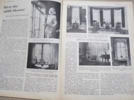 Kotiliesi 1934 nr 18, kansikuva Raumalainen nyplääjämuori, Eräät osattomksi jääneet, Huonekalujen ryhmittelystä, Kiinalaista ruokaa, Phlox leimukukka, ym.