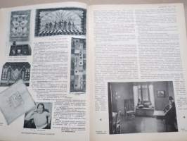 Kotiliesi 1934 nr 18, kansikuva Raumalainen nyplääjämuori, Eräät osattomksi jääneet, Huonekalujen ryhmittelystä, Kiinalaista ruokaa, Phlox leimukukka, ym.