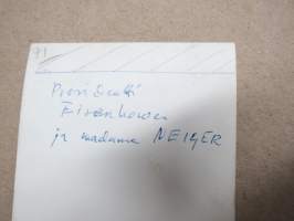 Presidentti Eisenhower &amp; madame Neiger -valokuva / photograph