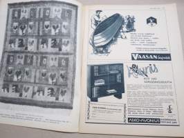 Kotiliesi 1935 nr 10, kansikuva Martta Wendelin, Kaksi kotitaloustyön lipunkantajaa, Onko lapsia muistettu?, Pian on muuttojen aika, Lähemmäksi luontoa, ym.