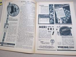 Kotiliesi 1935 nr 10, kansikuva Martta Wendelin, Kaksi kotitaloustyön lipunkantajaa, Onko lapsia muistettu?, Pian on muuttojen aika, Lähemmäksi luontoa, ym.