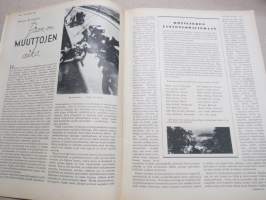 Kotiliesi 1935 nr 10, kansikuva Martta Wendelin, Kaksi kotitaloustyön lipunkantajaa, Onko lapsia muistettu?, Pian on muuttojen aika, Lähemmäksi luontoa, ym.
