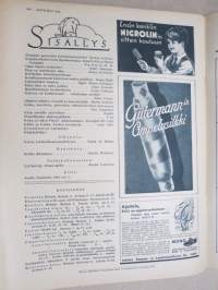 Kotiliesi 1935 nr 10, kansikuva Martta Wendelin, Kaksi kotitaloustyön lipunkantajaa, Onko lapsia muistettu?, Pian on muuttojen aika, Lähemmäksi luontoa, ym.