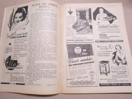 Kotiliesi 1935 nr 18, kansikuva Martta Wendelin, Koululaistemme ravinto, Sisustustaiteen ja arkkitehtuurin uusista kauneusarvoista, Kauniita katseltaviksi, ym.