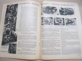 Kotiliesi 1935 nr 18, kansikuva Martta Wendelin, Koululaistemme ravinto, Sisustustaiteen ja arkkitehtuurin uusista kauneusarvoista, Kauniita katseltaviksi, ym.