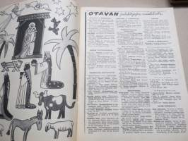 Kotiliesi 1936 nr 24 Kotilieden joulu, Kansikuva Martta Wendelin, Joulun tarina lasten värittämänä, P.E. Svinhufvud - Linnan juhlilta joulurauhaan, Äidin kaipaus, ym