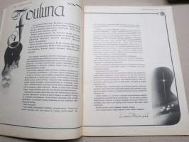 Kotiliesi 1936 nr 24 Kotilieden joulu, Kansikuva Martta Wendelin, Joulun tarina lasten värittämänä, P.E. Svinhufvud - Linnan juhlilta joulurauhaan, Äidin kaipaus, ym
