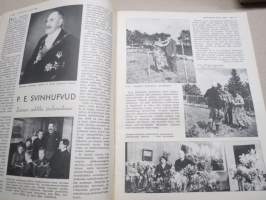 Kotiliesi 1936 nr 24 Kotilieden joulu, Kansikuva Martta Wendelin, Joulun tarina lasten värittämänä, P.E. Svinhufvud - Linnan juhlilta joulurauhaan, Äidin kaipaus, ym