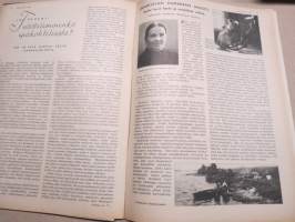 Kotiliesi 1936 nr 2, kansikuva Martta Wendelin, Onnellinen vanki, Kodin töitä ja harrastuksia, Parempia perspektiivejä, Kansantaiteesta ja kotiteollisuudesta, ym.