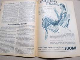 Kotiliesi 1937 nr 23, kansikuva Martta Wendelin, Laki turvaa kotirauhan, Murtaako koulu elintarmon?, Kuihtuuko kansamme luova käsityötaito?, Rakkaita leluja, ym.